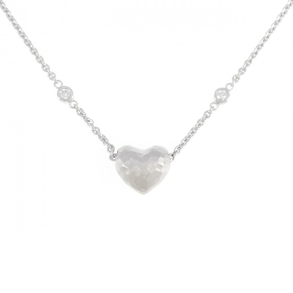 Authentic Tiffany Hammered Heart Necklace  #260-007-029-8307