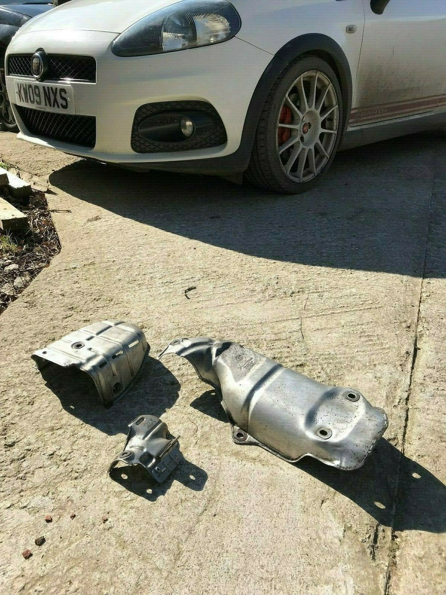 FIAT GRANDE PUNTO T-JET ABARTH MINT 3 PIECE HEAT SHIELD TURBO/CAT COVER  07-2012 | eBay
