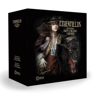 Etherfields: Stretch Goals Harpy & She-Wolf Campaigns Board Game - New & Sealed
