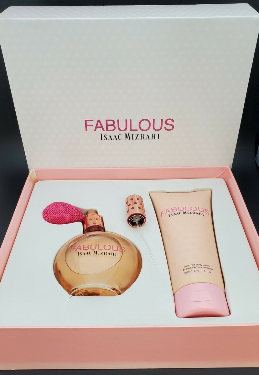 Isaac Mizrahi FABULOUS EDP Spray for Women 3.4oz/100mL SET WITH