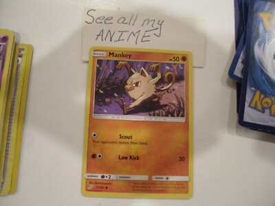 Mankey 71/181 Pokemon Team Up