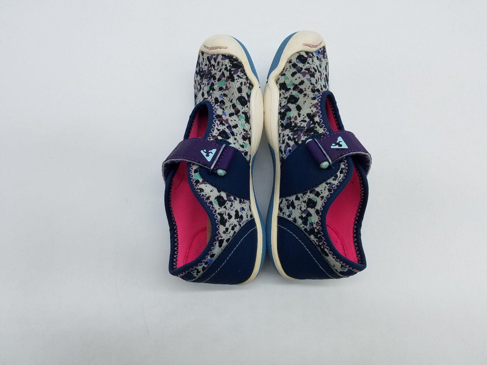 Plae Chloe Youth Girl's Size 11.5 Comfort Running Shoes Navy Gray