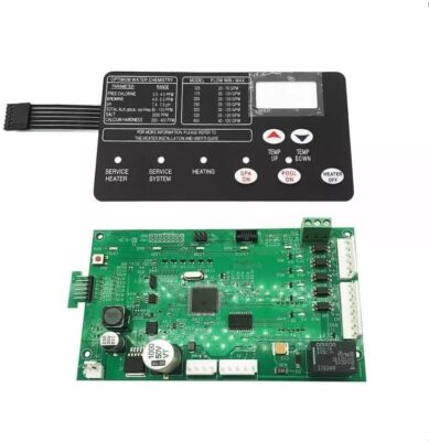 For Pentair Master Temp 400 42002-0007S Control Board Kit w/ 472610Z Switch Pad