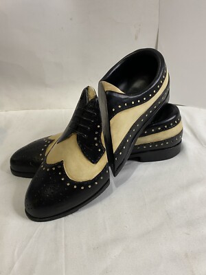Dancing Shoes Book Ends Oxford Black And Cream Unique Home Decor Bookshelf