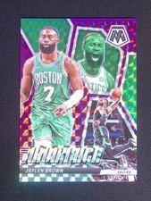 2023-24 Panini Mosaic Jaylen Brown #16 Montage Purple /99