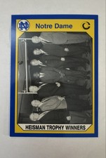 1990 Collegiate Collection University of Notre Dame - Tim Brown, Paul...