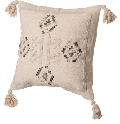 Deerlux Handwoven Cotton Throw Pillow