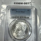 1883-O Morgan 90% Silver Dollar PCGS MS63 COBM-9857