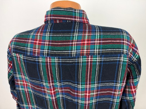 Vintage 90s Flannel Shirt Men XL Black Tartan Plaid Outdoors Lightweight Acrylic, Size XL, $16.71 - Photo 8