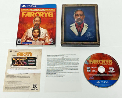 Far Cry 6 - Gold Edition Steelbook - PS4 - USED | TESTED