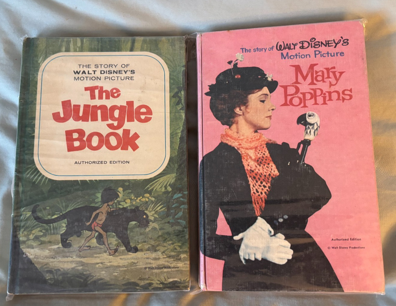 2 Disney Whitman movie tie-in VG+ The Jungle Book & Mary Poppins Julie Andrews