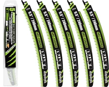 9.5-Inch Arc Curved Reciprocating Saw Blades Set with Storage Box – 5 Pieces, 5