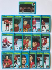 Chicago Blackhawks 1979-80 Topps Complete Team Set (17 Cards) - Bobby Hull