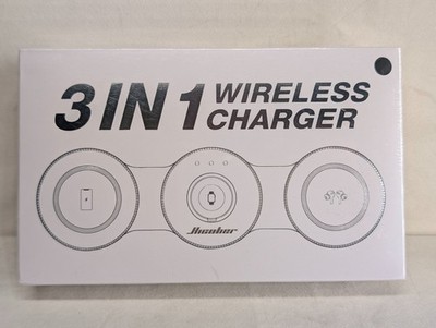 Hicober 3 in 1 Foldable Wireless Charger W313 Apple MagSafe 20W Adapter New