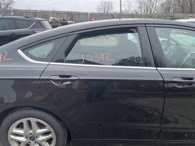 #ad 2013 16 Ford Fusion Right Passenger Rear Door Black Has Touch Up Paint And Dings $180.00
