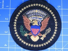 US Secret Service Uniformed Division black embroidered patch-vintage