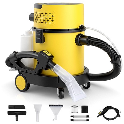 4-in-1 Wet Dry Vacuum Cleaner w/ 5.5 Peak HP & 17 KPA Max Suction Attachments