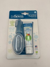 Dr. Brown's Baby Finger Toothbrush and Toothpaste Set