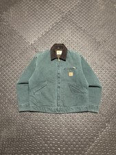 VTG 90  s Carhartt J43 HTG Detroit Jacket Blanket Lined Size Large USA Made Rare