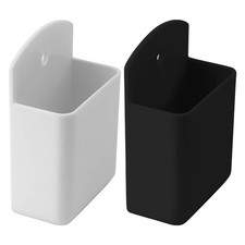 Wall Mounted Storage Box Remote Control Storage Case Tv Mobile Phone Plug Holder