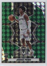 2021-22 Panini Mosaic NBA Debut Green Mosaic Prizm Joshua Primo #275 14op