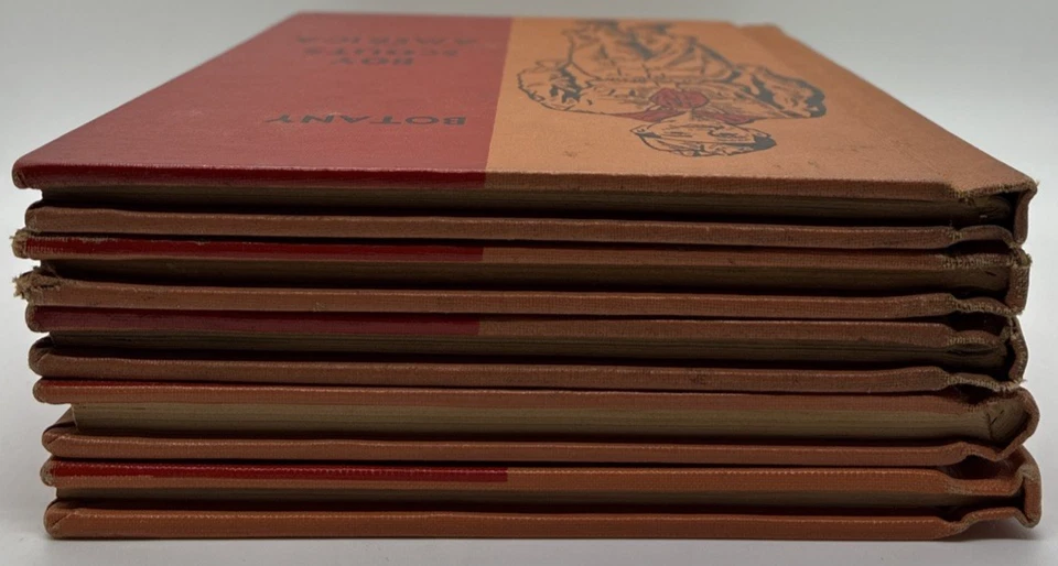 Vintage Boy Scouts Merit Badge 1960s HC lot of 5, ex-lib            WH 80302Y - Image 2 of 4