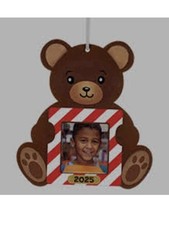 Home Depot Kid's Workshop Teddy Bear Christmas 2025 Ornament. Pin, Certificate.