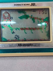 Nintendo Game and Watch DONKEY KONG Jr Green Plays Excellent Looks Good