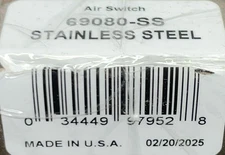 Brizo 69080-SS Garbage Disposal Air Switch,Brilliance Stainless *NEW*