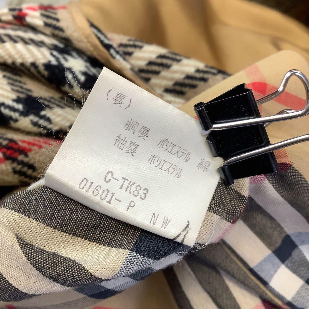 Burberry 90s Nova Check Trench Coat with Liner Vintage rare Men's From Japan thumbnail 11