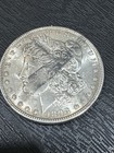 1898 P MORGAN SILVER DOLLAR ALMOST UNCIRCULTED AU 90% US Coin CARBON X Philly — photo 2