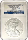 2014 W AMERICAN SILVER EAGLE NGC MS 70 EARLY RELEASES WEST POINT MINT