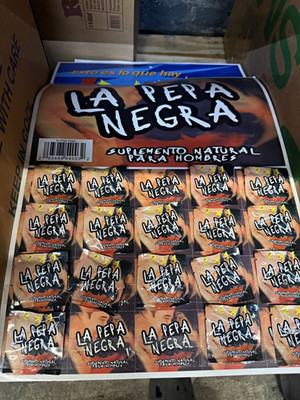 La Pera Negra Men's Natural Herbal Blend Supplement Sachets 2x1 20ct Box