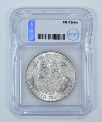 【High 77】1977メキシコ100ペソ銀貨 KM#483.1 純銀約20g 1977 Mo Mexico 100 Pesos KM#483.1 High 77 MS66 ICG | eBay
