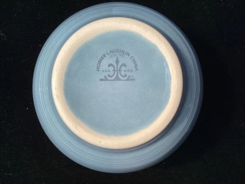 3~ Fiestaware Fiesta Jumbo 18oz Chili Bowls Periwinkle Blue Color Disc EXCELLENT