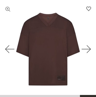 NikeSKIMS Airy V-neck Oversized Top SOLD OUT SKIMS Dark Sepia Brown  xs/s/m/xl