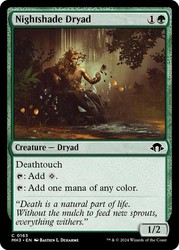 Nightshade Dryad 163 Foil Common Modern Horizons 3 MTG