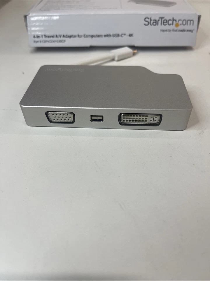 STARTECH 4IN1 USB C VIDEO ADAPTER SPACE GRAY 4K 60HZ PART#CDPVDHDMDP2G - Image 3 of 4