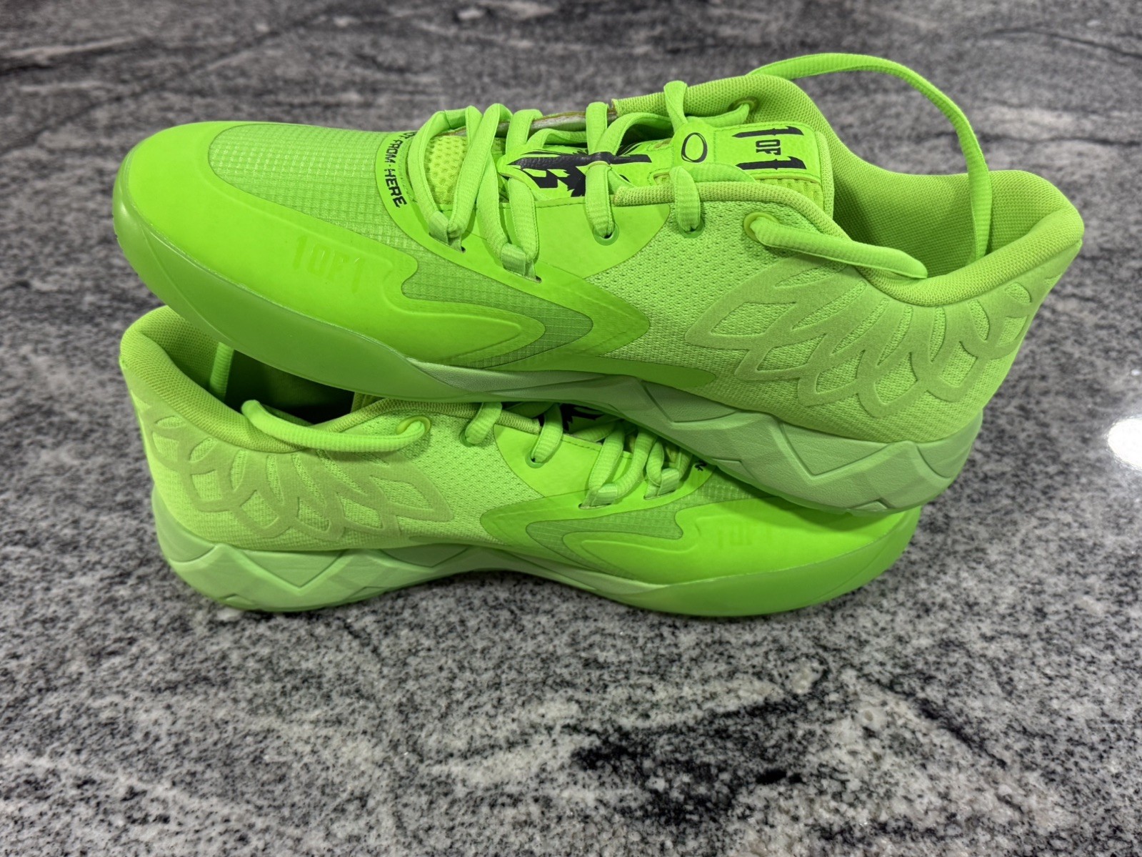 Puma MB.01 Low  US 13 Men's Green Gecko Basketball LaMelo Ball 1 - 376941-07 New thumbnail 3