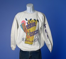 Vintage 1989 Debbie Gibson Electric 89’ White Graphic Sweatshirt XL