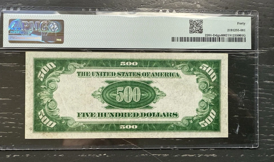 1934 $500 Bill Federal Reserve Note Cleveland-PMG 40 Extremely Fine - Image 2 of 2