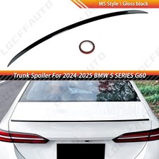 Fits Bmw 5series I5 G60 G90 M5 2024-2025 Glossy Black Oe Style Trunk Spoiler Lip Fits Bmw 5series I5 G60 G90 M5 2024-2025 Glossy Black Oe Style Trunk Spoiler Lip