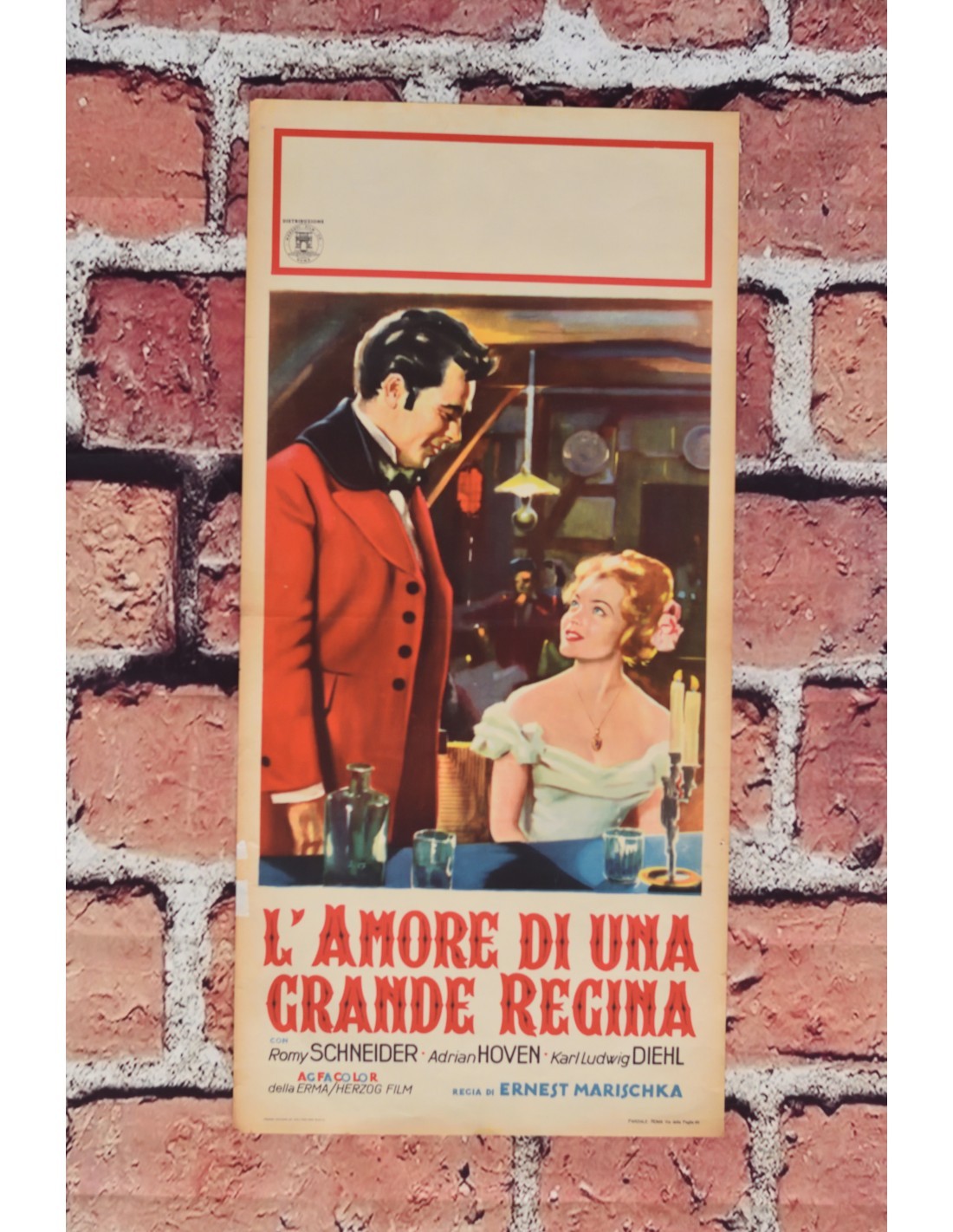 Cartel L'AMOR DE UNA GRAN REINA Sissy Princesa Romy Schneider B25