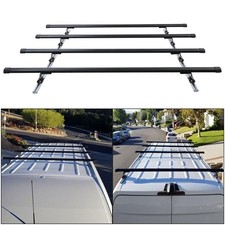 4 Bar Ladder Roof Rack Side Rail Comaptible With Sprinter 2007-2024 2500 3500