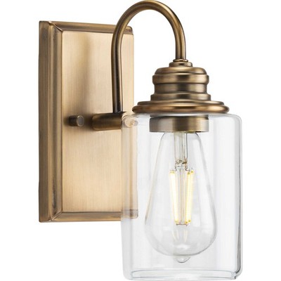 Progress Lighting P300320 Aiken 10'' Tall Bathroom Sconce - Brass