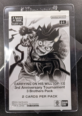 Carrying On His Will 3rd Anniversary Tournament 3 Brothers Pack