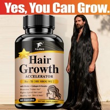 Hair Growth Vitamins - Hair Loss  Growth Supplement, Hair Care - 60 Pills