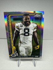 2025 Topps Chrome Football Josh Jacobs #110 Image Variation Refractor Packers
