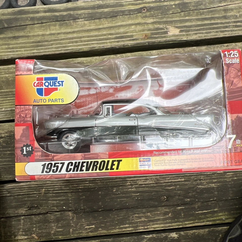 CarQuest First Gear 1957 Chevrolet Street Rod - 1:25 Scale Die-Cast Model Car - Image 2 of 4