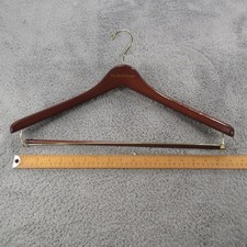 Polo Ralph Lauren Wooden Suit Clothes Hanger Pant Bar Closet Organizer
